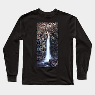 WHITE LADY WATERFALL LYDFORD DEVON ENGLAND Long Sleeve T-Shirt